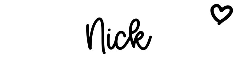About the baby name Nick, at Click Baby Names.com