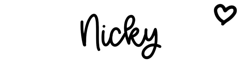 About the baby name Nicky, at Click Baby Names.com