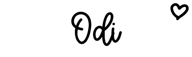 About the baby name Odi, at Click Baby Names.com