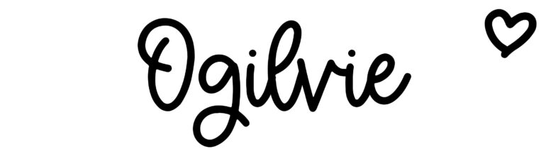 About the baby name Ogilvie, at Click Baby Names.com