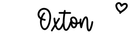 About the baby name Oxton, at Click Baby Names.com