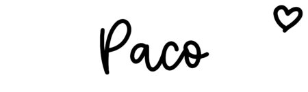 About the baby name Paco, at Click Baby Names.com