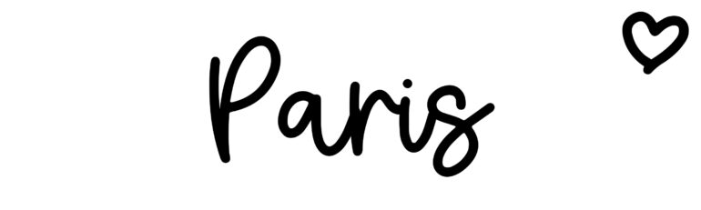About the baby name Paris, at Click Baby Names.com