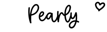 About the baby name Pearly, at Click Baby Names.com