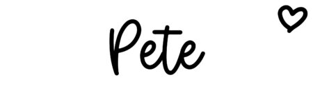 About the baby name Pete, at Click Baby Names.com