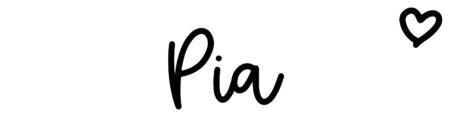 About the baby name Pia, at Click Baby Names.com