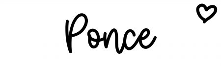 About the baby name Ponce, at Click Baby Names.com