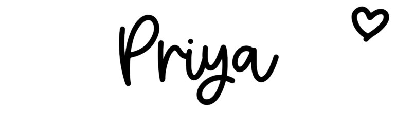 About the baby name Priya, at Click Baby Names.com