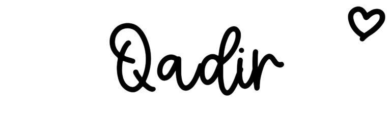 About the baby name Qadir, at Click Baby Names.com