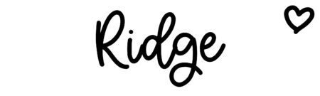 About the baby name Ridge, at Click Baby Names.com