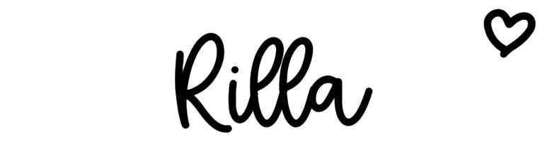 About the baby name Rilla, at Click Baby Names.com