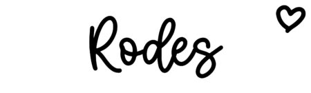 About the baby name Rodes, at Click Baby Names.com