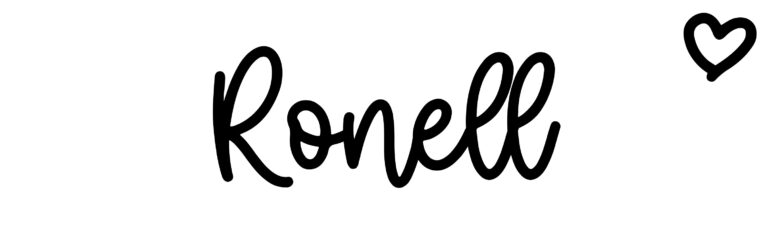 About the baby name Ronell, at Click Baby Names.com