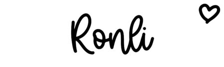 About the baby name Ronli, at Click Baby Names.com