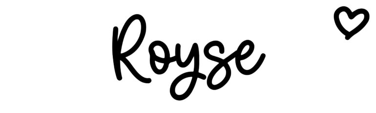 About the baby name Royse, at Click Baby Names.com