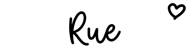 About the baby name Rue, at Click Baby Names.com