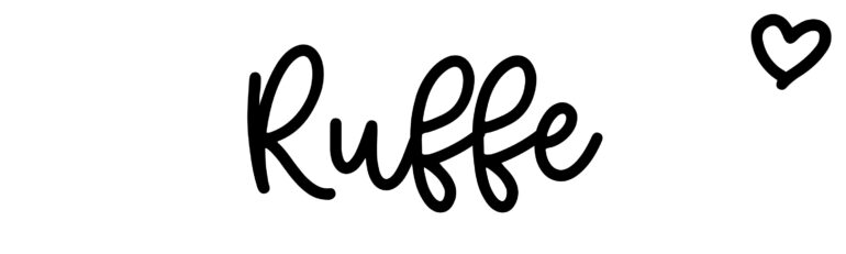 About the baby name Ruffe, at Click Baby Names.com