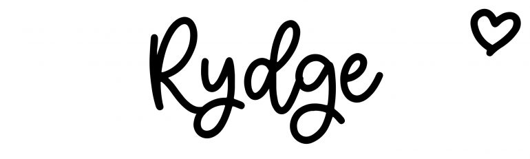 About the baby name Rydge, at Click Baby Names.com