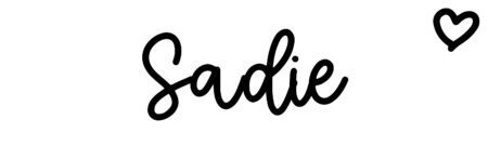 About the baby name Sadie, at Click Baby Names.com