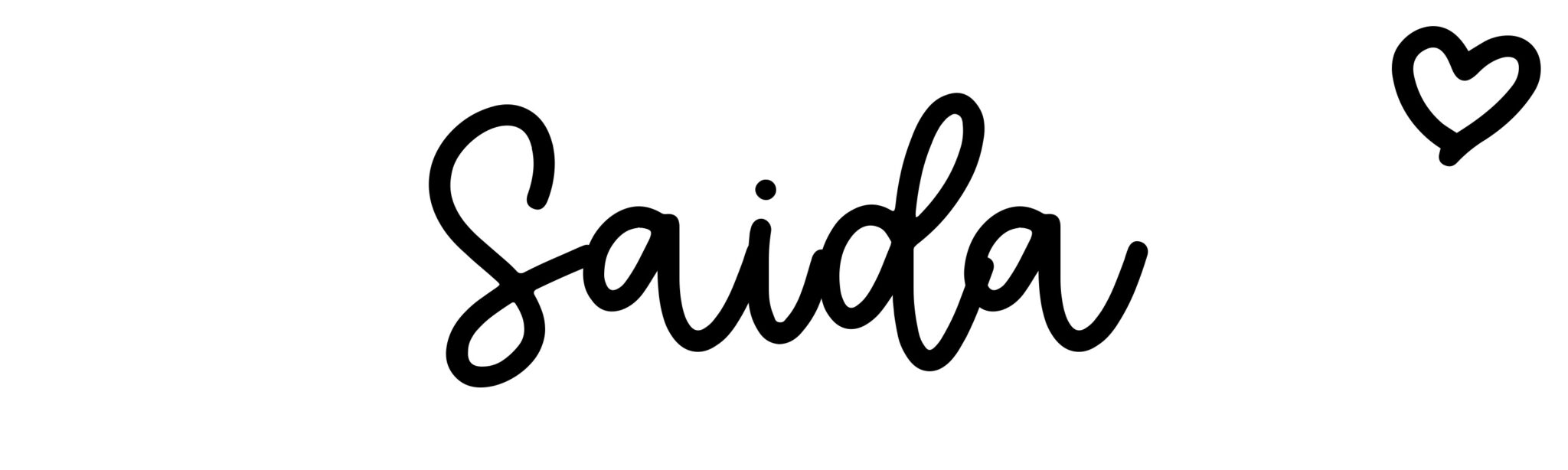 Saida Lettering Saida - Name meaning, origin, variations and more