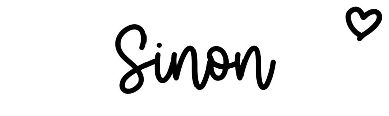 About the baby name Sinon, at Click Baby Names.com