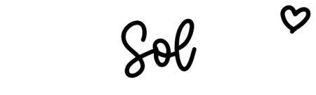 About the baby name Sol, at Click Baby Names.com
