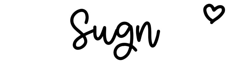 About the baby name Sugn, at Click Baby Names.com