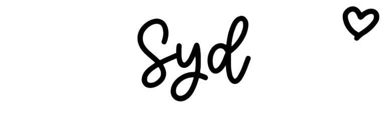 About the baby name Syd, at Click Baby Names.com