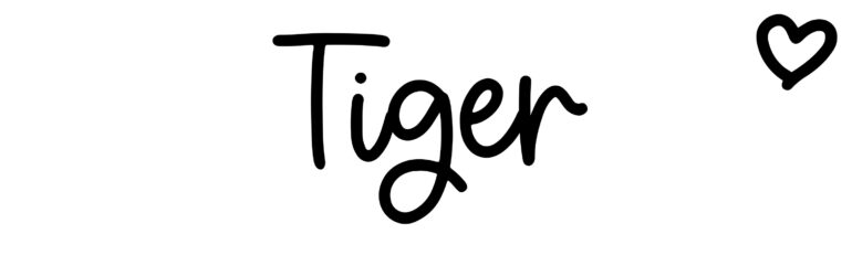 About the baby name Tiger, at Click Baby Names.com
