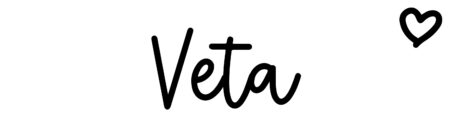 About the baby name Veta, at Click Baby Names.com