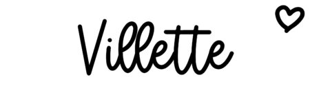 About the baby name Villette, at Click Baby Names.com