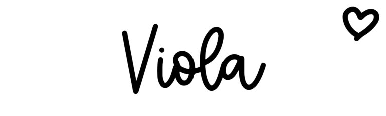 About the baby name Viola, at Click Baby Names.com