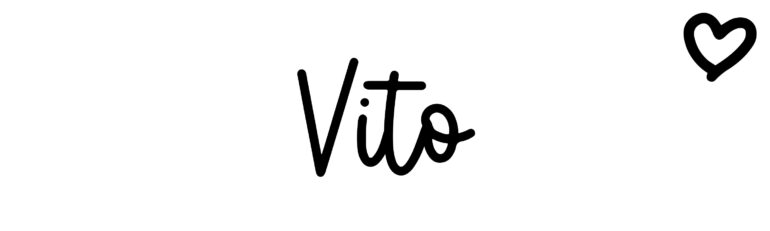 About the baby name Vito, at Click Baby Names.com