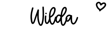 About the baby name Wilda, at Click Baby Names.com