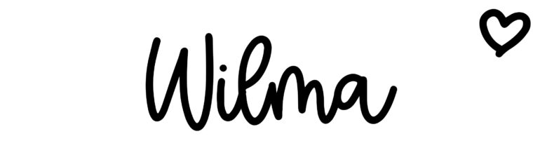 About the baby name Wilma, at Click Baby Names.com