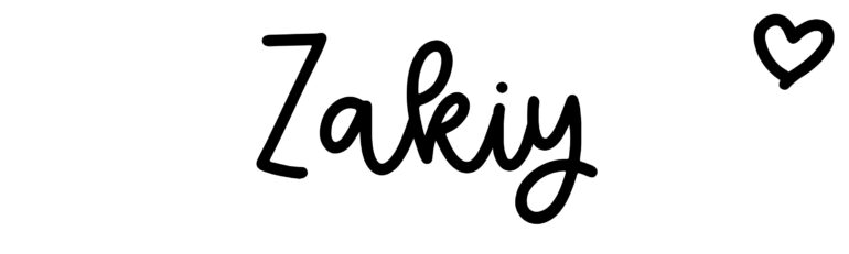 About the baby name Zakiy, at Click Baby Names.com