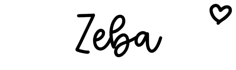 About the baby name Zeba, at Click Baby Names.com