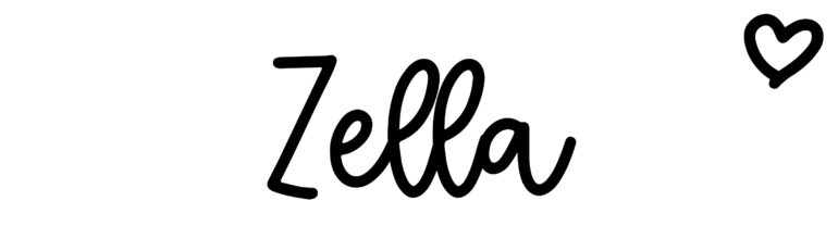 About the baby name Zella, at Click Baby Names.com