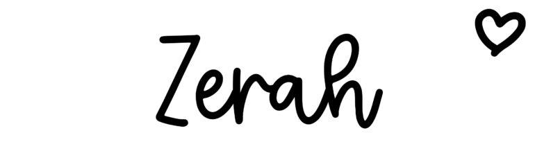 About the baby name Zerah, at Click Baby Names.com