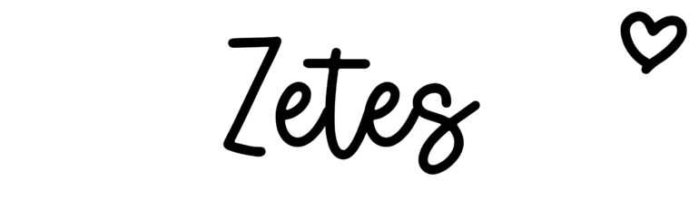 About the baby name Zetes, at Click Baby Names.com